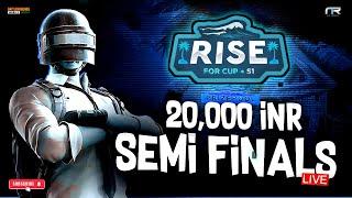 [HINDI] RISE FOR CUP SEMIFINALS LIVE || DAY 1 || BGMI || #jazzgamimg #bgmilive #freetournament