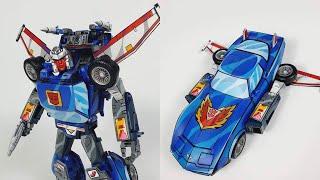 New Transformers Tracks cel shaded custom action figures by Lek Customs