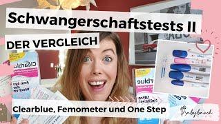 7 Schwangerschaftstests im Vergleich | Clearblue Frühtest + Digital + Femometer + OneStep