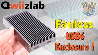 Qwiizlab ES40UR Portable USB4 40Gbps NVMe SSD Enclosure - Its FAST!!! : REVIEW