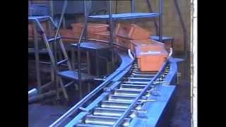 Rajma's Roller Conveyors Staged at a Milk Packaging Company