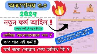 Orunodoi 3.0 ৰ ফৰ্ম আহিল !! ক'ত আৰু কেতিয়া পাব এই‌ ফৰ্ম // Orunodoi 3.0 Apply 2024 