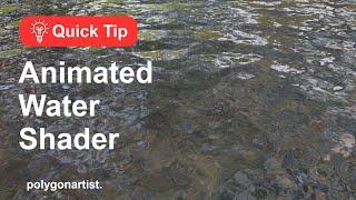 Blender Quick Tip: Realtime Animated Water Shader In Blender