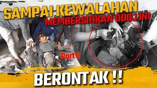 BERONTAK !! BANYAK ORANG IKUT MEMBANTU MENAKLUKAN ODGJ INI !!