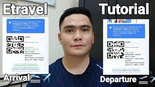 LATEST ETRAVEL ARRIVAL AND DEPARTURE CARD REGISTRATION COMPLETE TUTORIAL  | BAGGAGE DECLARATION