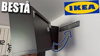 IKEA BESTA -  How to fix TV wall cabinet - Fixer meuble haut murale