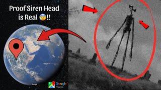 Proof Siren Head is Real Caught On Google Earth and Google Maps !