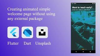 Flutter Class | Welcome Screen | Dart | Tutorial for Beginners | Animation |Tutorial 1