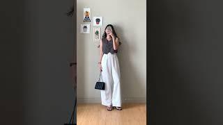 classy elegant outfit ideas pake vest #shopeehaul #outfitmurah