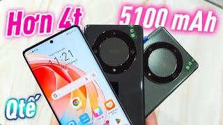 Hơn 4 Củ máy Qtế bản Cao 8/256 GB, pin 5100 mAh, AMOLED 120HZ có cả vân tay trong màn - Honor X9a !