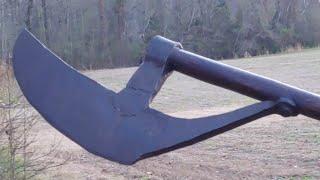 Restoration - Rare  Huge Antique Russian Bardiche Battle axe