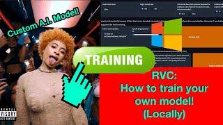 RVC: Local Training Tutorial (How to make your own custom vocal a.i.)