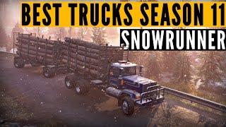 The TOP 10 SnowRunner BEST trucks for Season 11 Scandinavia?