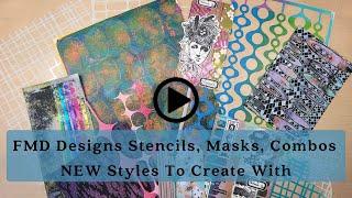 FMD Fabric & MidCentury Modern Inspired Stencils & Masks!