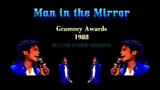 Michael Jackson - Man in the Mirror - Live Studio Version - Grammy Awards 1988