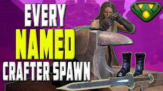 Every Named Crafter Spawn Location | Conan Exiles 2020