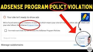 Policy Violation Issue Fix And Get Google Adsense Approval On Website    Policy Violation Error Fix