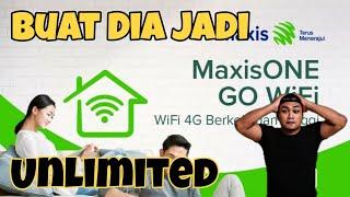 Macam Mana Nak Buat Maxis One Go Wifi 138 Jadi Unlimited?-Guna 2 Sim Jadi Unlimited?-Setup Bangsawan