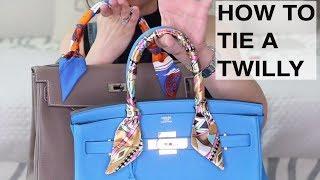 HOW TO TIE A TWILLY ON HERMES - Birkin & Kelly