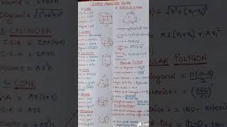 Geometry#competitive #Surface area and volume #cube#cuboid#Cylinder#Cone#Sphere#Hemispheres#shorts