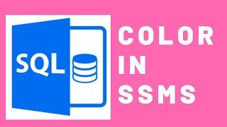 Custom colors to differentiate between environments on SSMS