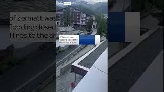 Swiss town hit by heavy rainfall