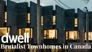 A Group of Brutalist Townhomes Brings a Bit of Relief to a Canadian City’s Overheated Housing Market