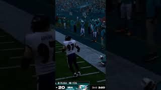 Tua Tagovailoa Getting Knocked While Diving! #gamingvideos #gamingclips #gamingclips #madden25