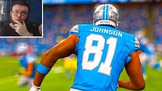 SO I ADDED CALVIN JOHNSON JR. TO THE DETROIT LIONS IN MADDEN 25.........................