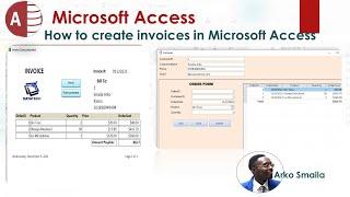 How to create invoices in Microsoft Access | Everything you need to know about Invoices in MS Access