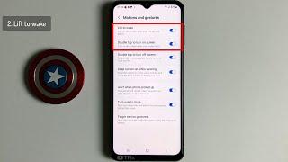 2 How to wake up the phone screen without pressing the Power button on Samsung A23 Android 12