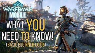 [Warframe Mobile] A BEGINNERS GUIDE TO PLAYING WARFRAME MOBILE!!!