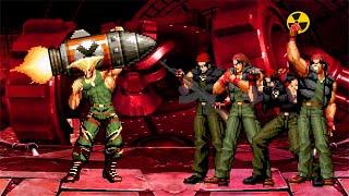 The King of Fighters (MUGEN) | Guile L vs Ralf Jones Team