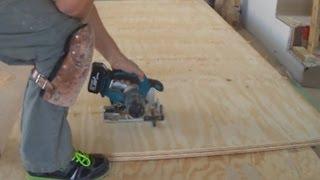 Plywood Subfloor Leveling with Plywood Sheets: How To Raised the Level of the Floor