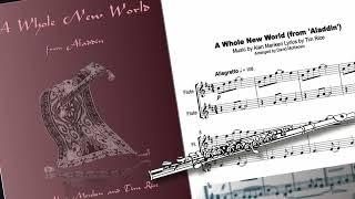 A Whole New World, from Aladdin, for Flute Duet