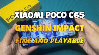 Genshin Impact in Xiaomi POCO C65 (Hand Cam)