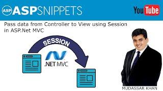 Pass data from Controller to View using Session in ASP.Net MVC