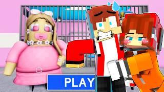 JJ and Mikey BARBIE GIRL Barry's Prison ESCAPE - Roblox Animation