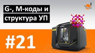 ПРОГРАММИРОВАНИЕ ЧПУ - #21 - G, M КОДЫ И СТРУКТУРА УП / Программирование обработки на станках с ЧПУ