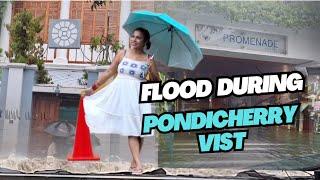 Pondicherry. Visit Aurobindo & the Mothers Ashram During Cyclone Day -2 - Episode-3. #pondicherry