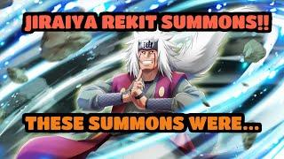 Jiraiya Rekit SUMMONS!! These Summons Were…. (Nxb Ninja Voltage)