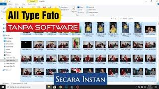 Cara Ubah Type Foto Secara Instan