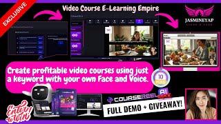 CourseReel AI Max Walkthrough: Create Video Courses with AI – Full Demo + Giveaway!