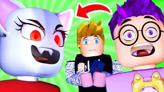 ROBLOX CREEPY TALKING ANGELA FUNNY ANIMATION! (LANKYBOX vs. TALKING ANGELA at 3AM!)