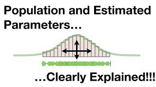 Population and Estimated Parameters, Clearly Explained!!!