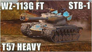 STB-1, WZ-113G FT & T57 Heavy ● WoT Blitz