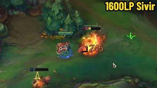 1600LP Sivir: He is a Beast in KR Challenger!