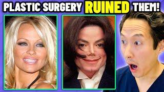 Plastic Surgeon Reacts to 10 WORST Celeb Plastic Surgery DISASTERS!