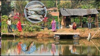 গরমের শুরুতেই ছিপ দিয়ে মাছ ধরার কম্পিটিশন শুরু  ||