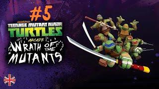 TMNT Arcade: Wrath of the Mutants | Прохождение игры | Микеланджело | Миссия №5: Dimension X